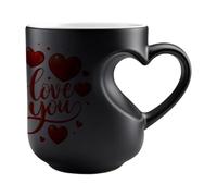 Taza mágica que cambia de color, taza de cerámica sensible al calor con de capa reactiva, diseño de impresión con efecto de revestimiento suave, listo para