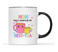 Taza Mamá, Siempre Serás Mi Mejor Tazas Exquisita Mug Personalizada Tazas De Café Para Regalo Desayuno Hogar 330Ml