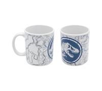 Taza Mapa de Relieves Jurassic World Dominion Cerámica 324 mls
