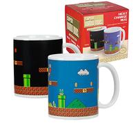 Taza Mario Bros que Cambia con Calor - Taza Oficial Nintendo, Regalo Retro para Gamers, 300ml