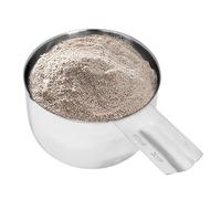 Taza Medidora - 2 Tazas Medidoras Transparentes | Calibre De Medición Preciso De Acero Inoxidable 304, Taza Para Hornear De Cocina Con Marcas De Fácil Lectura Para Cocinar, Alimentar Mascotas