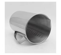 Taza medidora de acero inoxidable 304, 500ml, 1000ml, 2000ml, taza graduada for leche, taza de té con leche con asa, taza de repuesto, taza for agitar, herramientas de cocina(2000ml)