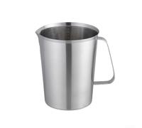 Taza medidora de acero inoxidable con escala graduada, jarra de mezcla de precisión para ingredientes húmedos y secos, herramienta de cocina resistente a la corrosión, fácil de limpiar, 1000 ml (700