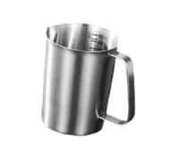 ＡＷＨＡＯ Taza Medidora de Acero Inoxidable, Recipiente con Asa, Recipiente Mezclador para Espumar Leche Y Otras Preparaciones Culinarias, 500ml