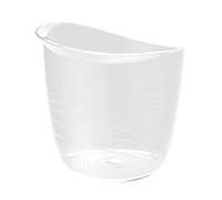 Taza medidora de alimentación para recién nacidos, taza graduada de 35 ml, taza medidora con escalas de medición claras, angular, taza reutilizable con boquilla guía larga puntiaguda para lactancia