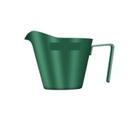 Taza medidora de café expreso de 2 uds, taza de café expreso de acero inoxidable, tazas de salsa con mango for postres de salsa de carne y café Para Barista(Dark green)