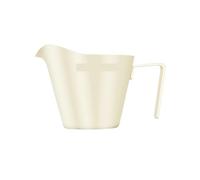 Taza medidora de café expreso de 2 uds, taza de café expreso de acero inoxidable, tazas de salsa con mango for postres de salsa de carne y café Para Barista(Beige)
