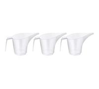 Taza medidora de pico largo, embudo de plástico para líquidos, taza de gran capacidad para hacer velas y jabones(3pcs)