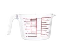 Taza medidora de vidrio - Jarra métrica imperial transparente | Taza medidora de gran capacidad | para comedor, bebidas, postres, pasteles, cócteles, cocina, hornear, hogar, apartamento, restaurante
