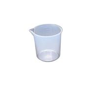 Taza medidora graduada de plástico, contenedor de líquidos, resina epoxi, herramienta de fabricación de silicona, vaso mezclador transparente, 20-1000ml, 1-50 Uds.(10ml 50pcs)