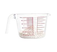 Taza Medidora Para Líquidos - Jarra Medidora Transparente Con Dimensiones Métricas e Imperiales | Taza Medidora Con Capacidad - Hornear Bebidas Postre Pastelería Cóctel