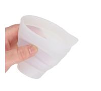 Taza medidora plegable de silicona, taza graduada con escala, 50 ml/100 ml/250 ml/500 ml para hacer joyas de resina epoxi (50 ml)