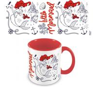 Taza Melena Roja La Sirenita Disney Cerámica 320 mls