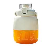 Taza Mezcladora de - Botella Exprimidora Portátil con Asa para Naranjas - 800 ml Máquina Multifuncional Eléctrica para Mezclar Frutas para Cítricos Incluyendo Naranja Lima y Limón