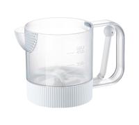 Taza mezcladora de huevos, batidor de prensa manual para huevo