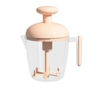Taza mezcladora de mano con batidor interior para huevos, para masas y cremas, capacidad de 550 ml para cocinar cómodamente (rosa)