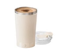 Taza Mezcladora Eléctrica: Taza De Café Con Agitación Automática De 8,6 X 7 X 15,3 Cm, Tazas Magnéticas Recargables De Acero Inoxidable Para Té, Leche, Bebidas De Coco, Oficinas En El Hogar, Viajes, C