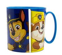 Taza infantil de plástico reutilizable para microondas de 390 ML de La Patrulla Canina