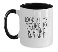 Taza Mírame, Me Mudo A Wyoming Y Esas Cosas. Mug Premium Tazas Personalizada Taza De Cerámica Para Cocina Oficina Hogar 330Ml