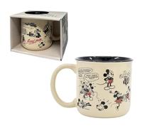 Taza modelo mug cerámica taza tazón desayuno 414ml para niños (Mickey Mouse)