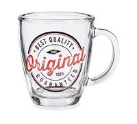 Taza Mug Original Transparente Vidrio (320 ml) (6 Unidades)