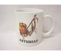 TAZA MUG REDONDA ASA 300ML PORCELANA RECUERDO ASTURIAS VARIADO (EL PRECIO ES PARA 1 UNIDAD. ENVIAR MENSAJE ESPECIFICANDO CUAL DESEA ESCOGER, SI NOS ES POSIBLE)