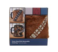 Taza Mullida Chewbacca Star Wars Wookiee 440 ml | Ideal para Café y Té | Funda de Peluche | Apta Microondas | Producto Oficial | Regalo Star Wars
