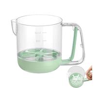 Taza multifuncional para mezclar huevos, batidora de crema, herramienta de batidor de empuje, dispositivo de cocina de mezcla, dispositivo de agitación no eléctrico, ayudante de cocina para hornear |