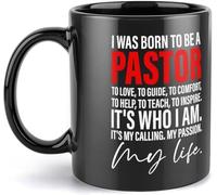 Taza Nací Para Ser Pastor. Coffee Mug Elegante Tazas Personalizada Taza De Cerámica Para Regalo Desayuno Hogar 330Ml