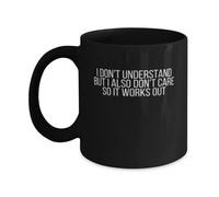 Taza No Entiendo Pero Tampoco Me Importa Así Que Funciona El Sarcasmo Diseño Taza Te Con Asa Mug Coffee Para Recuerdos Decorar Espresso