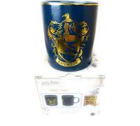 Taza oficial de Harry Potter Ravenclaw con lámina dorada y logotipo 3D en relieve en caja de regalo superior
