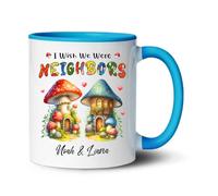 Taza Ojalá Fuéramos Vecinos Acento Coffee Mug Personalizada Taza De Cerámica Únicas Tazas Hogar Para Oficina Desayuno 330Ml