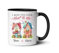 Taza Ojalá Vivieras A Mi Lado Acento Coffee Mug Personalizada Taza De Cerámica Cerámica Mug Oficina Para Hogar Desayuno 330Ml