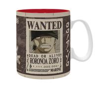 Taza One Piece 460ml Roronoa Zoro Wanted Sublimación Cerámica ABYSTYLE