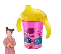 Taza para beber sin derrames, taza de aprendizaje, botella de transición de 240 ml con asas, tazas de alimentación sin BPA, taza de diseño de entrenamiento, tazas para beber leche, autoalimentación