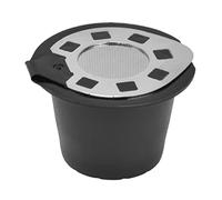 Taza para cápsulas de café Filtro reutilizable reutilizable para cápsulas de café de acero inoxidable Eco friendly Gran capacidad para cafés Restaurantes Cocinas (individual cromado)