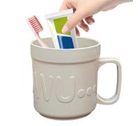 Taza para cepillos de dientes - vaso de cepillo de gran capacidad 400 ml productos dentales, cepillo de dientes, limpiador facial, peine, lunett