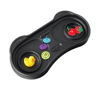 Taza para cochecito | Bandeja para refrigerios para cochecito | Portavasos para cochcito | Abrazadera resistente para soporte de aperitivos, 40x19cm, con accesorio adaptador de diseño desmontable par