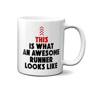 Taza para correr - This is What an Awesome Runner Looks Like Funny Running Gift