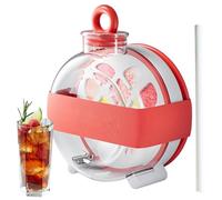Taza Para Cubitos De Hielo - Taza De Hielo Portátil 300ml A Prueba De Fugas Con Pajita,Molde Para Congelador Bebidas Refrescantes Verano Picnic Playa Acampada