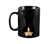 Taza Para Derretir Chocolate: Olla Caliente De Cerámica Portátil, Taza Calentadora Para Derretir, Mini Caldera Para Postres, Calentador De Mantequilla Con Diseño Resistente Al Calor | Maceta De Boda F