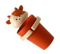 Taza Para Enjuagar Con Dibujo De Vaca, Soporte Colgante Para Cepillo