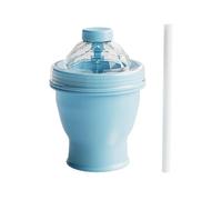 Taza para hacer bolas de hielo - 6.26 pulgadas 2 en 1 de silicona para hockey sobre hielo | Taza portátil para hacer hielo con tapa de popote | Fácil de desmoldar a prueba de fugas para jugo, whisky y