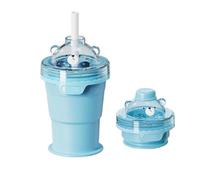 Taza para hacer hielo, 325 mililitros, portátil, reutilizable y plegable, para camping, bebidas, zumos, limonada,