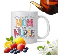 Taza para mamá, diseño de letras inglesas, 350 ml, taza de café para mujer, abuela, esposa, dama, regalo de cumpleaños, taza de cerámica para el hogar, oficina, té, café, bebidas calientes
