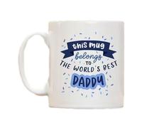 Taza para papá de cerámica, tazas de café del padre a los hijos | Taza de café de 350 ml para hijo | La mejor taza de café para papá e hijo del mundo, taza novedad para hijo, taza única pe