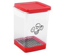 Taza para Rebanar Frutas, Cuchillas Multifuncionales de Acero Inoxidable, Dicer de Alimentos, Caja para Picar, Cortador de Alimentos sin Esfuerzo, Dicer, Gadget de Cocina para