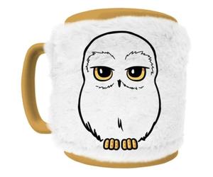 Taza peluda PYRAMID Harry Potter - Hedwig (funda removible - 440 ml)