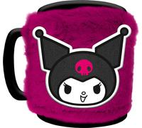 Taza peluda PYRAMID Hello Kitty - Kuromi (funda removible - 440 ml)