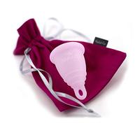 Taza perfecta - sin residuos - copa menstrual (bolsa incluida) - 100% silicona de grado médico - vegano - Super suave y flexible - Protección de 12 horas - Reutilizable - Fabricado en Europa